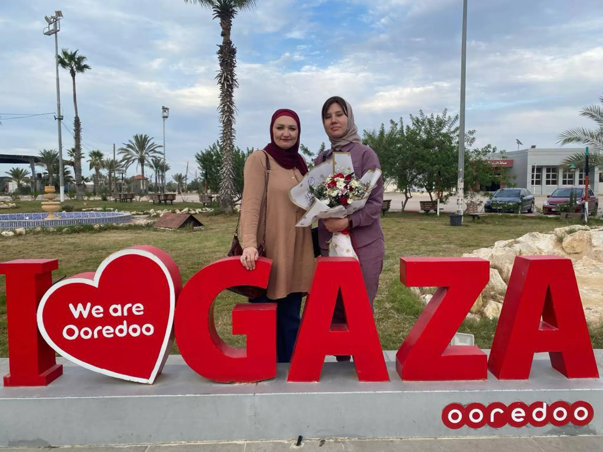 Ольга и Кристина Зороб в секторе Газа, октябрь 2023 года